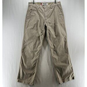 Mountain Khakis Jackson Hole Pants Mens Sz 34x32 Relaxed Fit Chino Canvas Khaki
